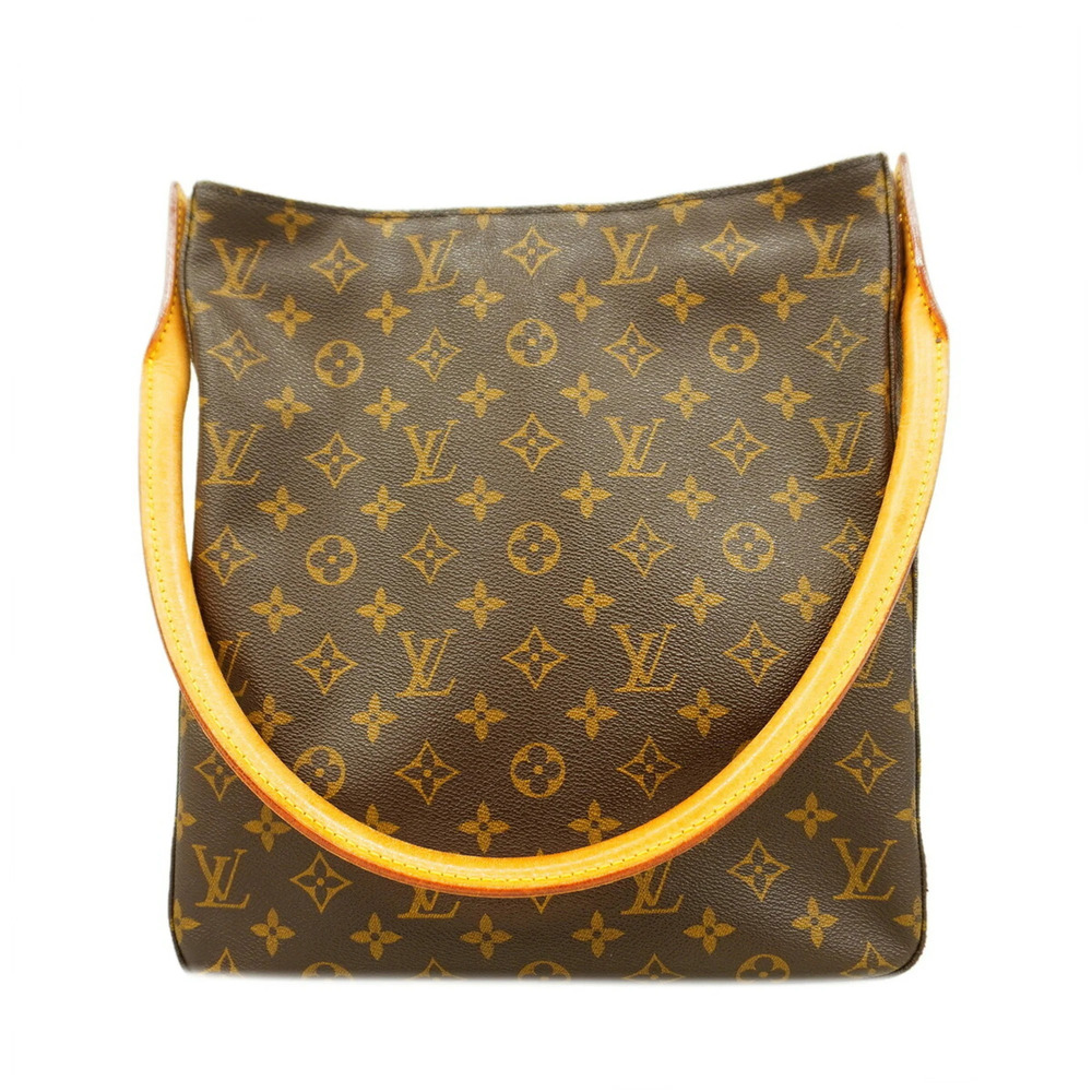 Louis Vuitton Monogram Looping GM Shoulder Bag M51145 Brown Women's